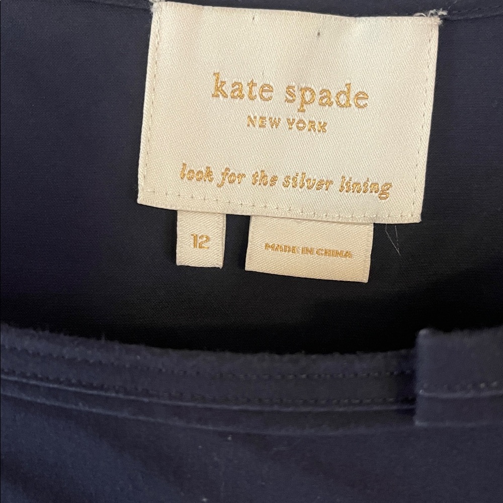 Kate Spade Navy Blue Dress - image 3